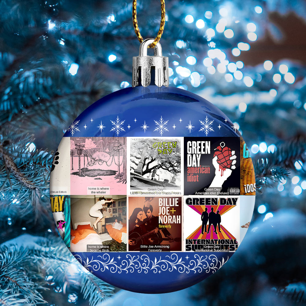 Green Day Ball Ornament – Rock the Holidays with Punk Spirit