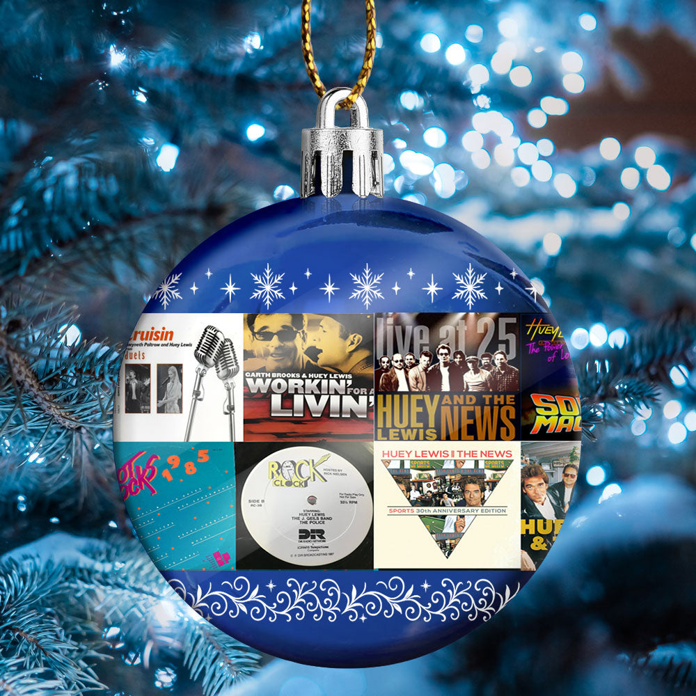 Huey Lewis & The News Ornament – The Heart of Rock ’n’ Roll Holiday