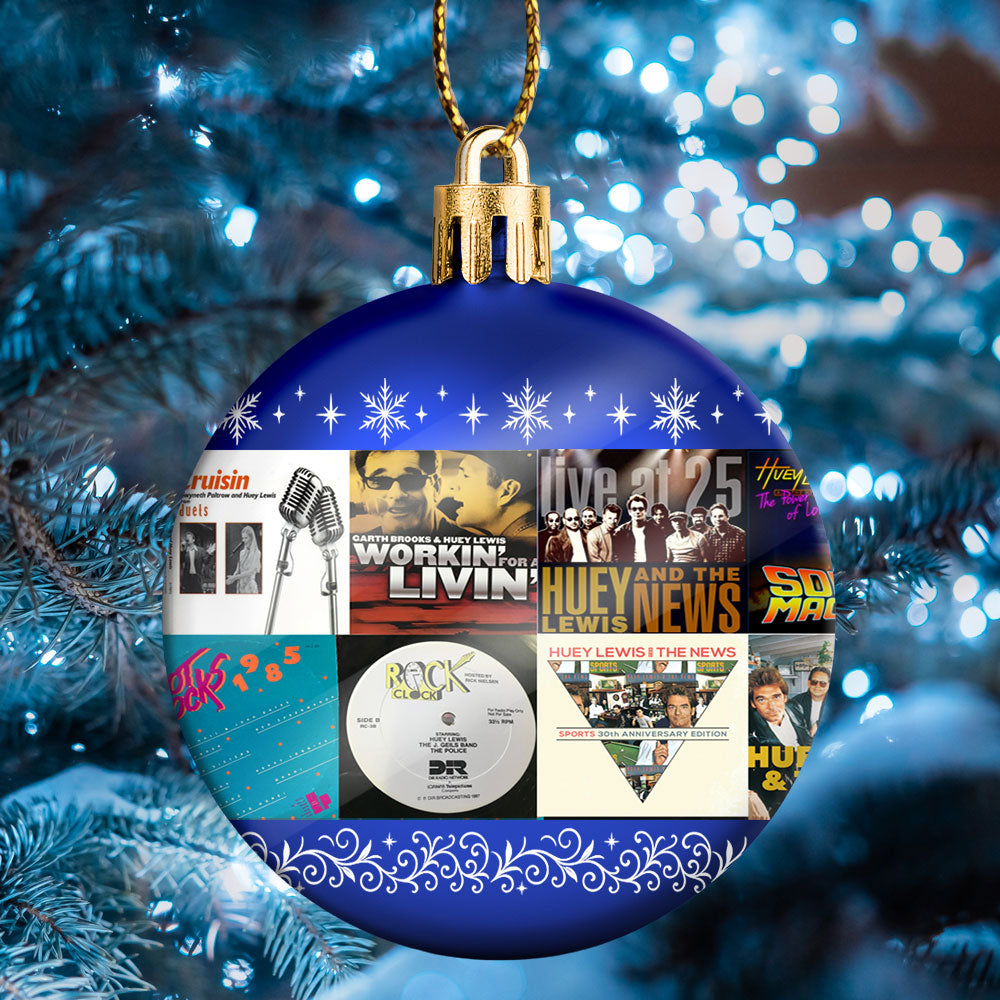 Huey Lewis & The News Ornament – The Heart of Rock ’n’ Roll Holiday