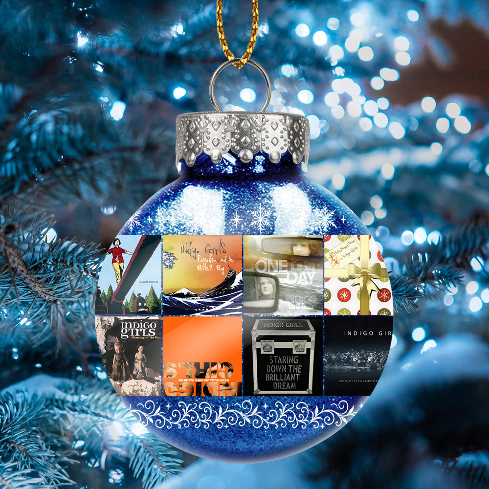 Indigo Girls Ornament – Folk Harmony in Holiday Glow