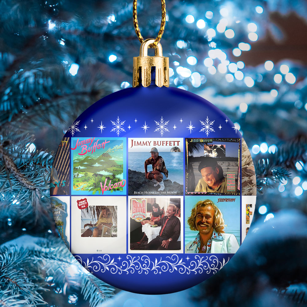 Jimmy Buffett Ball Ornament – A Tropical Holiday Tribute