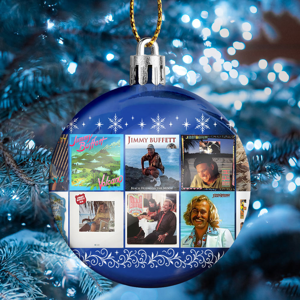 Jimmy Buffett Ball Ornament – A Tropical Holiday Tribute