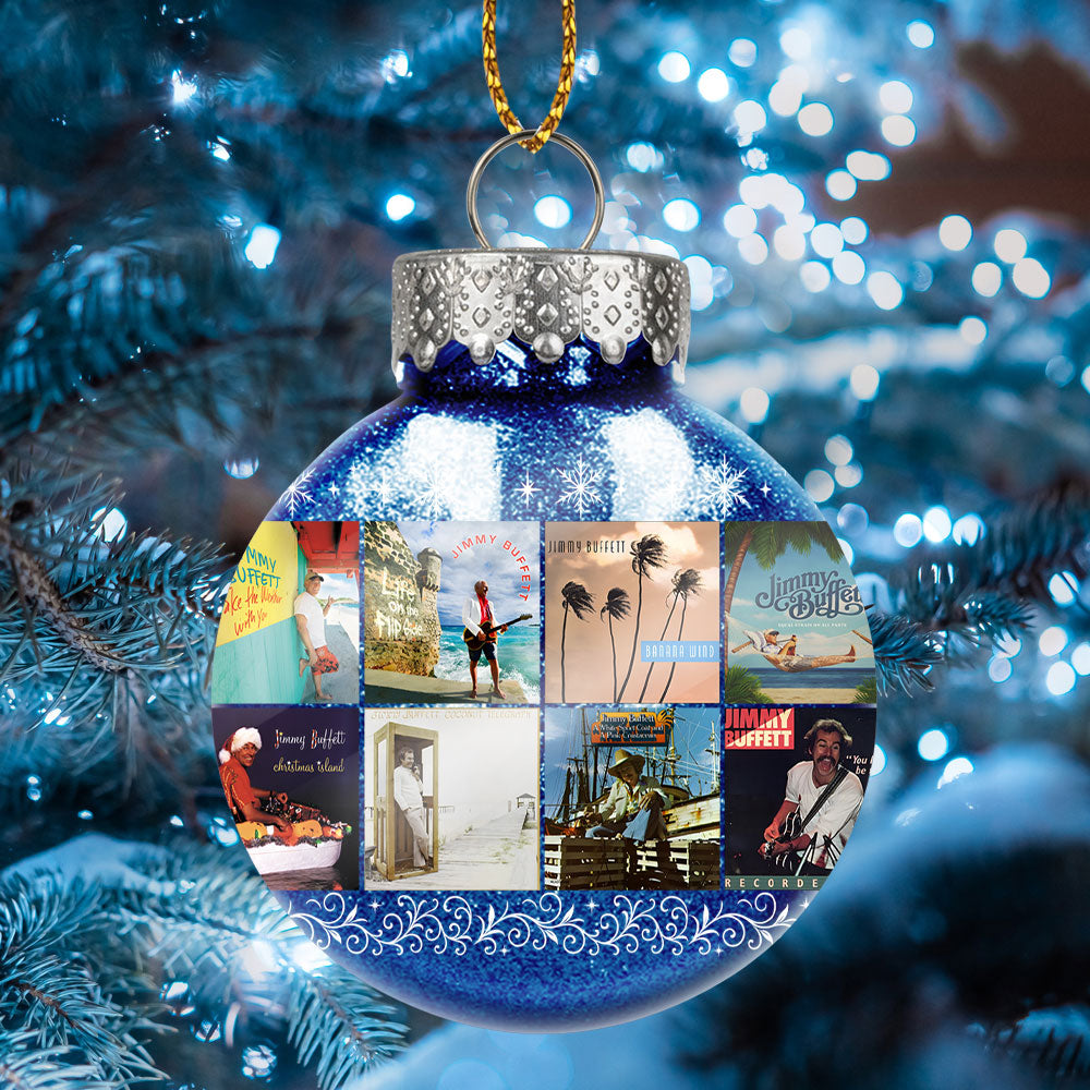 Jimmy Buffett Ball Ornament – A Tropical Holiday Tribute