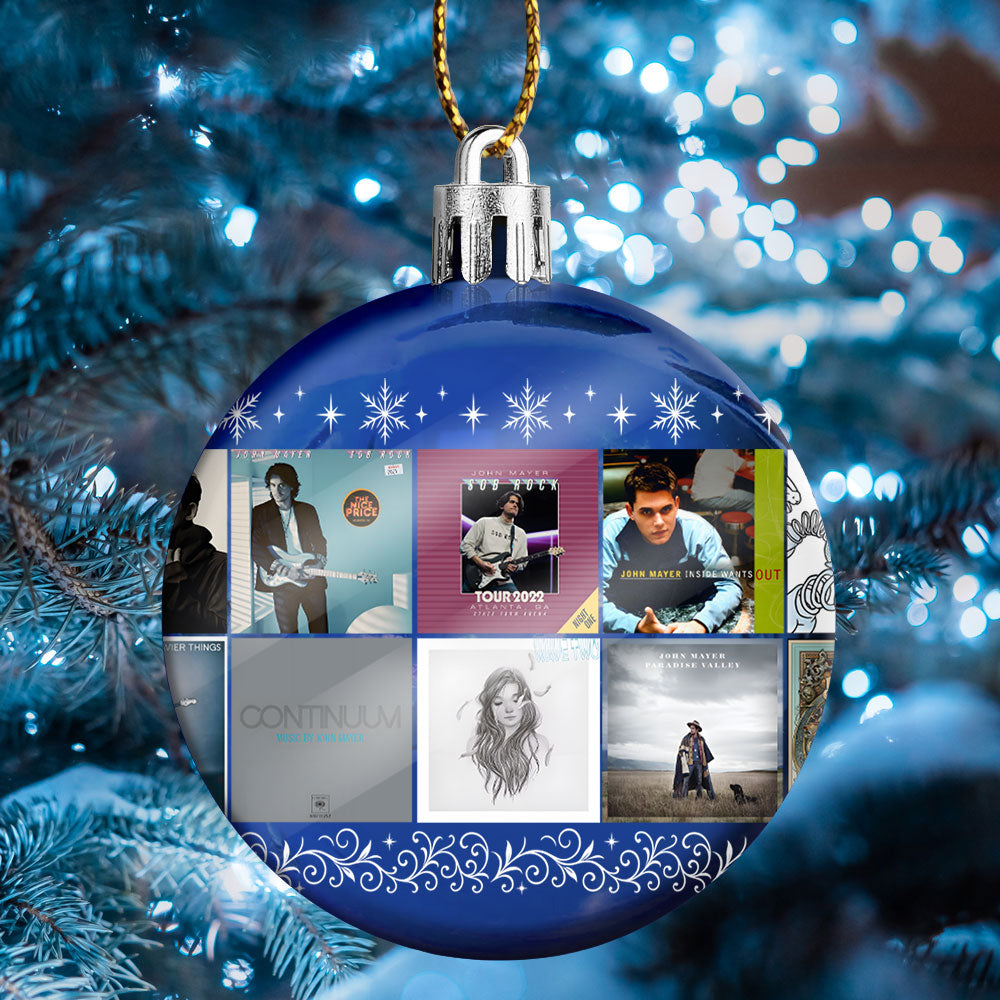 John Mayer Ball Ornament – A Touch of Soulful Elegance for Your Tree