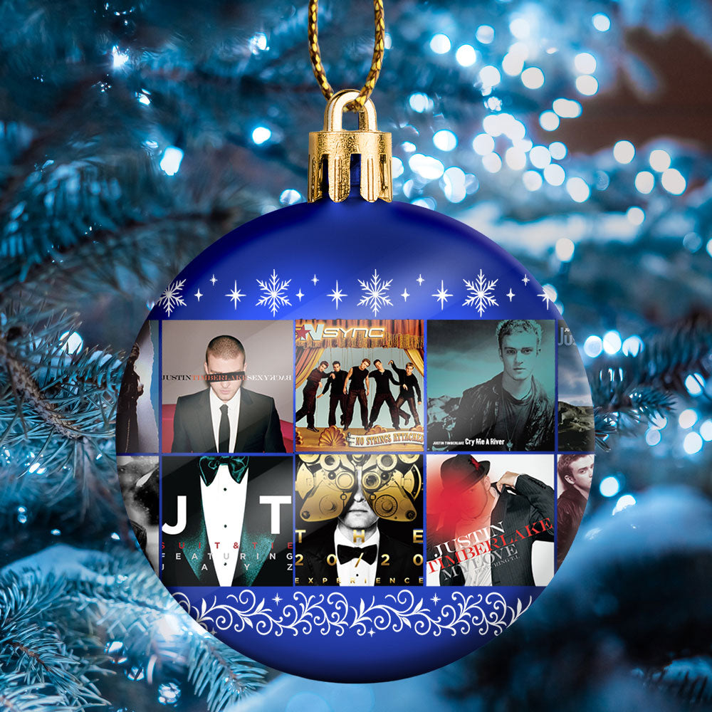 Justin Timberlake Ornament – A Sleek Touch of Pop Perfection
