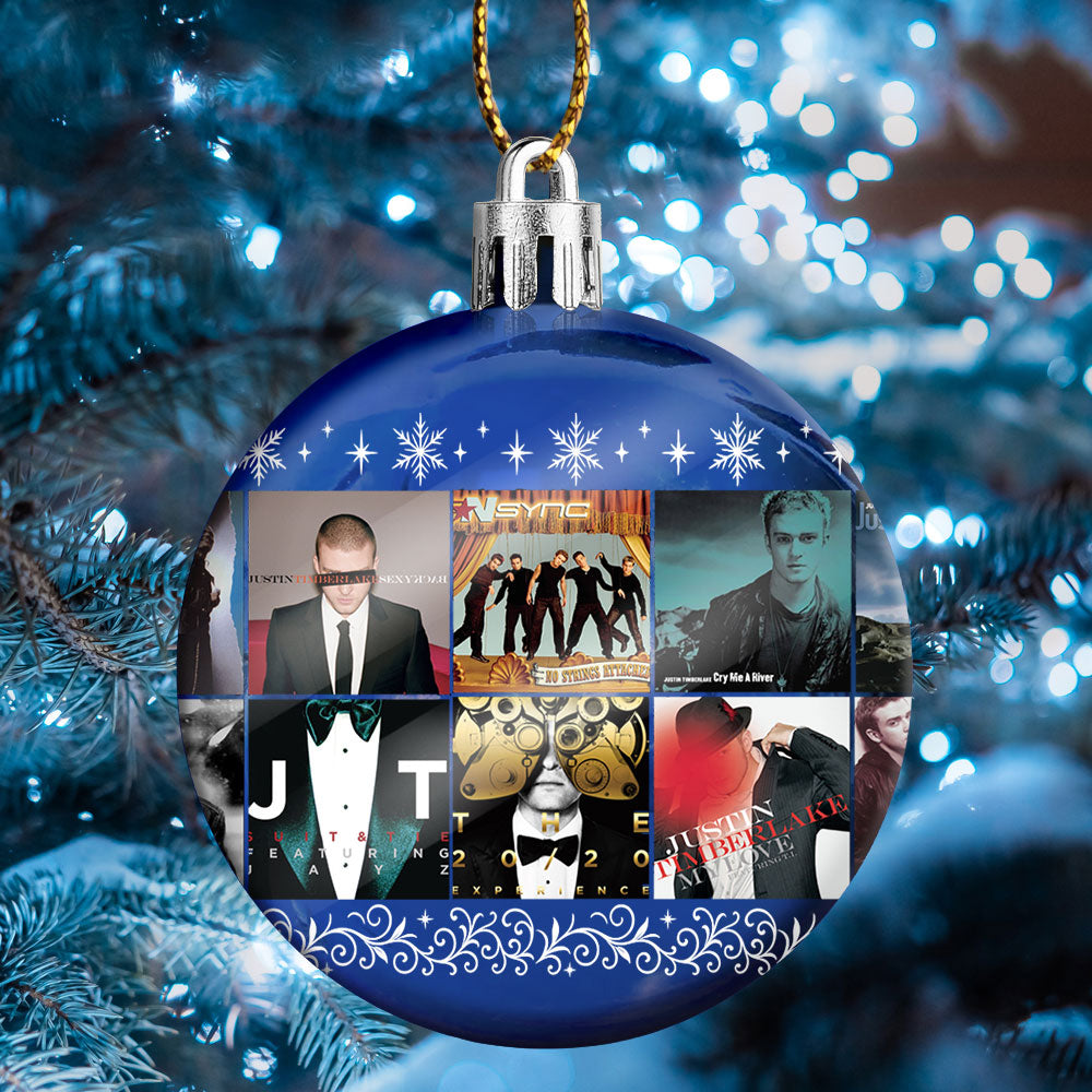 Justin Timberlake Ornament – A Sleek Touch of Pop Perfection