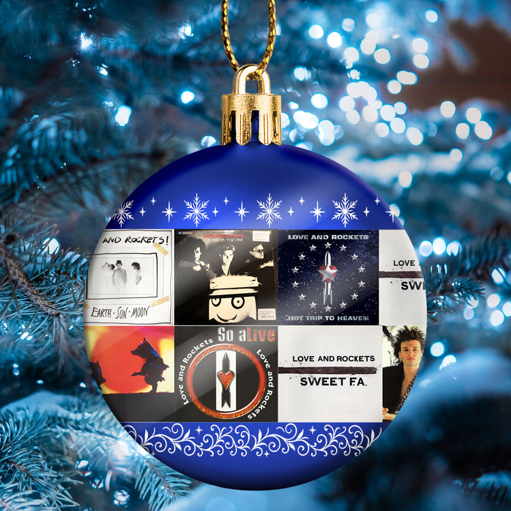 Love and Rockets Ornament – Alternative Spirit in Holiday Light