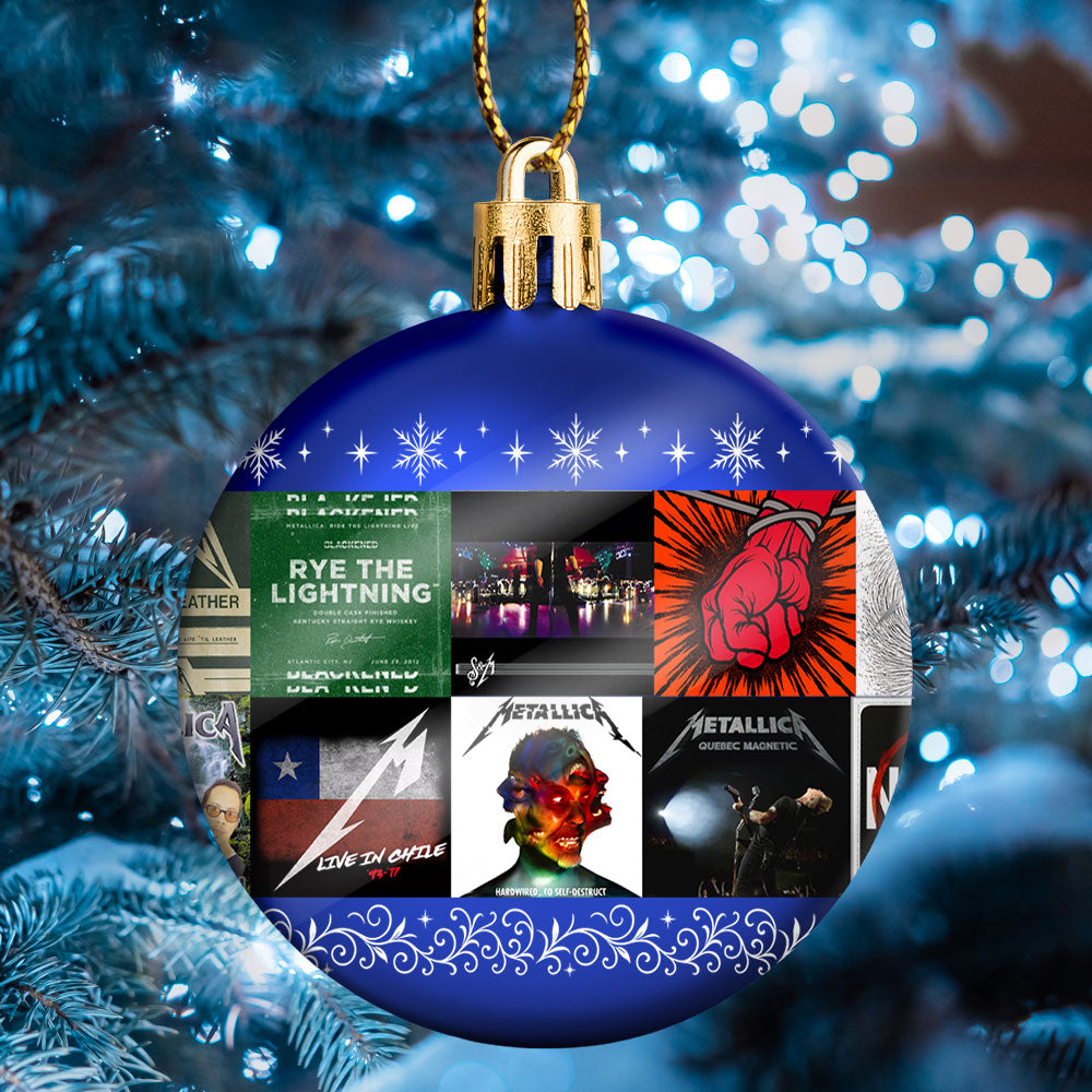 Metallica Ball Ornament – Thrash Legends Meet Holiday Power