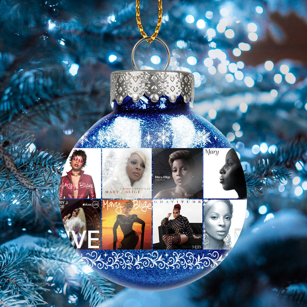 Mary J. Blige Ball Ornament – The Queen of Hip-Hop Soul