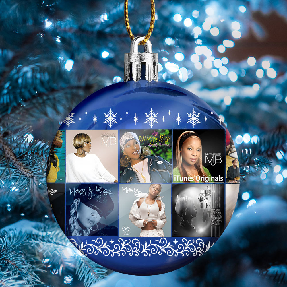 Mary J. Blige Ball Ornament – The Queen of Hip-Hop Soul