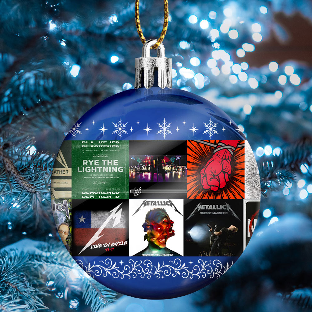 Metallica Ball Ornament – Thrash Legends Meet Holiday Power