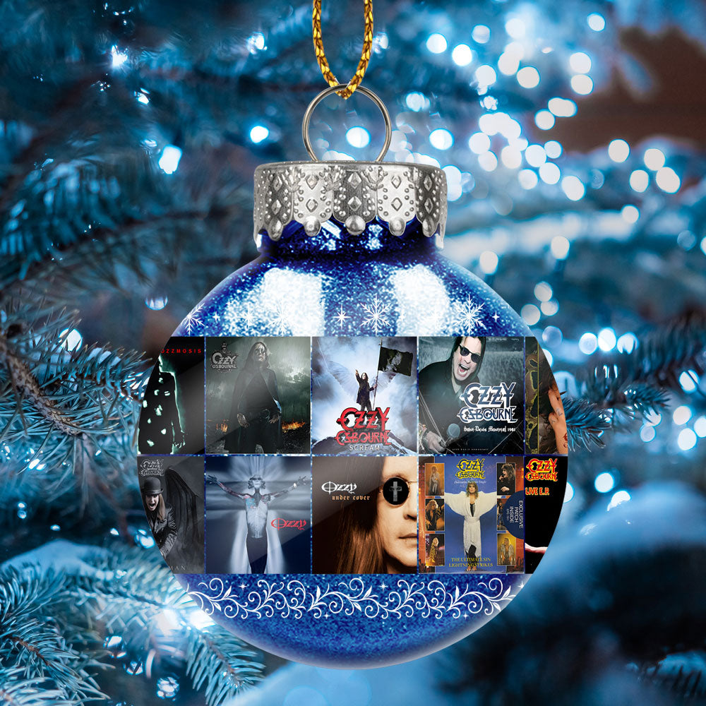 Ozzy Osbourne Ball Ornament – A Heavy Metal Holiday Tribute to the Prince of Darkness