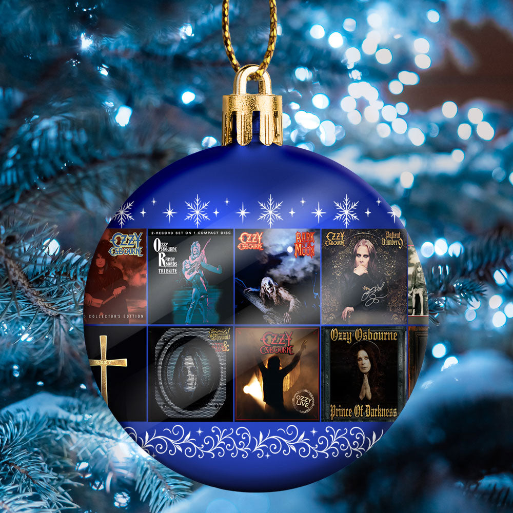 Ozzy Osbourne Ball Ornament – A Heavy Metal Holiday Tribute to the Prince of Darkness