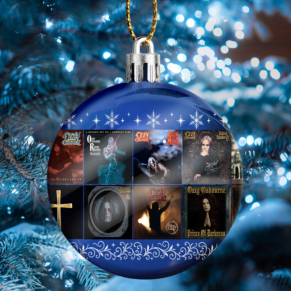 Ozzy Osbourne Ball Ornament – A Heavy Metal Holiday Tribute to the Prince of Darkness