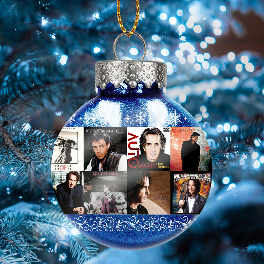 Rick Springfield Ball Ornament – Classic Rock Heartbeat
