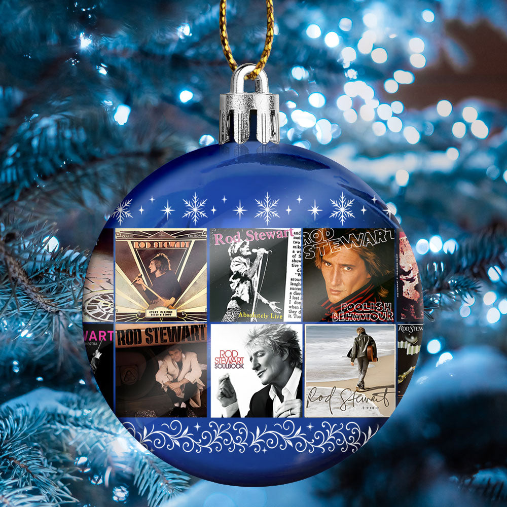 Rod Stewart Ball Ornament – Celebrate the Voice of Rock and Romance
