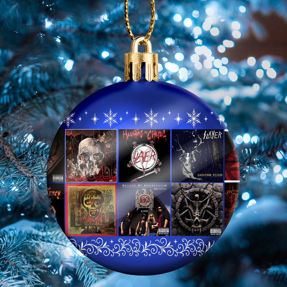 Slayer Ball Ornament – Thrash Metal Meets Holiday Mayhem