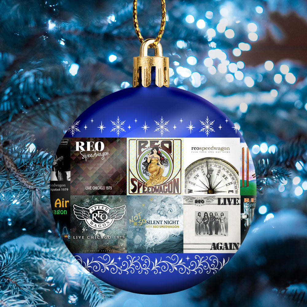 REO Speedwagon Ball Ornament – Rockin’ the Holidays with Timeless Hits