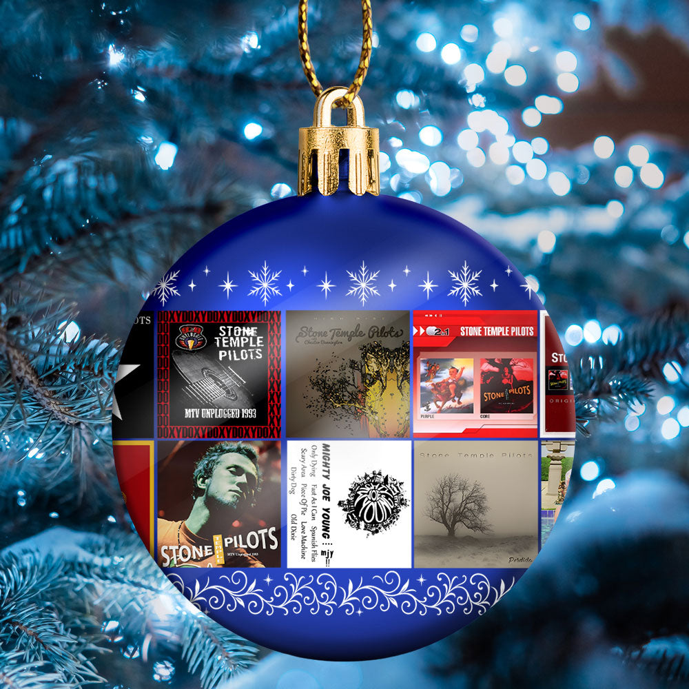 Stone Temple Pilots Ball Ornament – Grunge Legends in Holiday Style