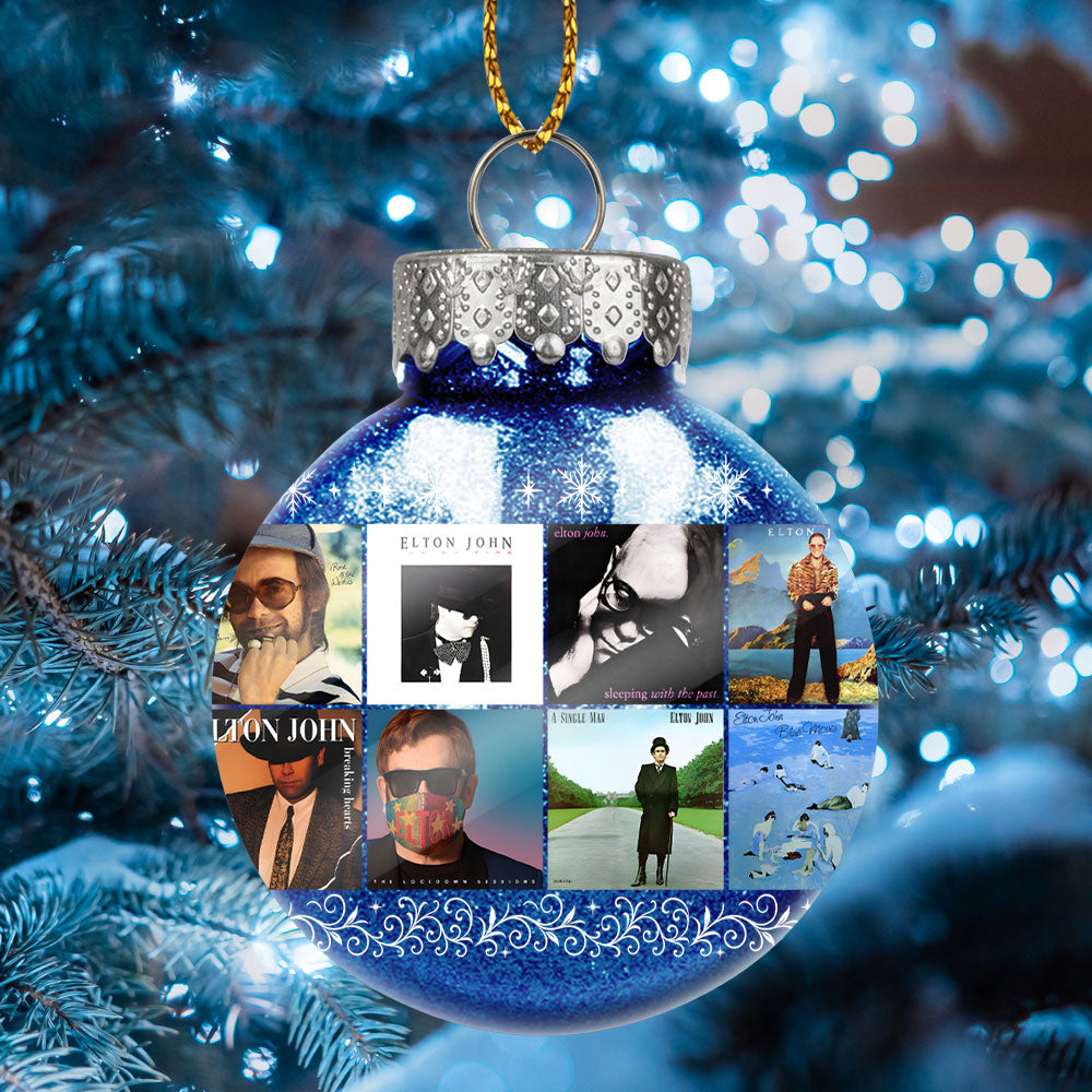 Elton John Ball Ornament – A Sparkling Tribute to Timeless Tunes