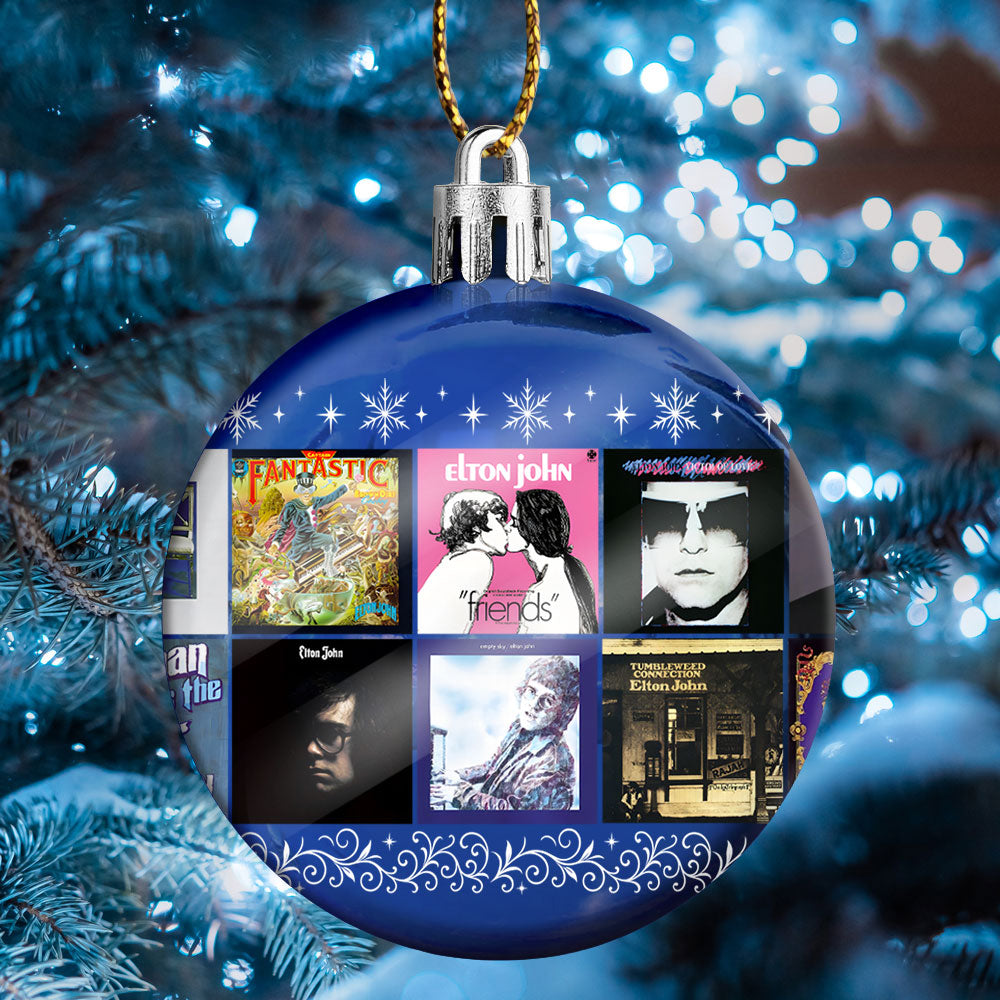 Elton John Ball Ornament – A Sparkling Tribute to Timeless Tunes