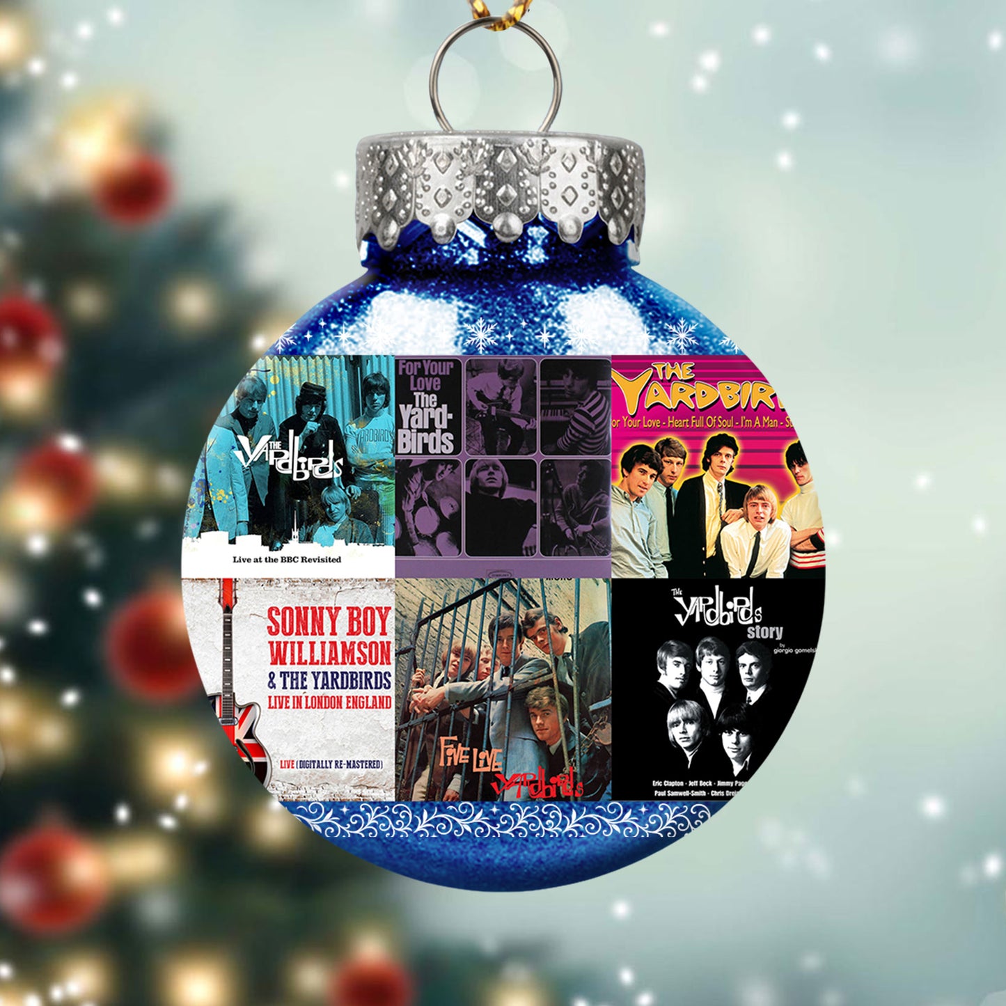 The Yardbirds Album Collage Ornament – Classic Rock Christmas Decoration