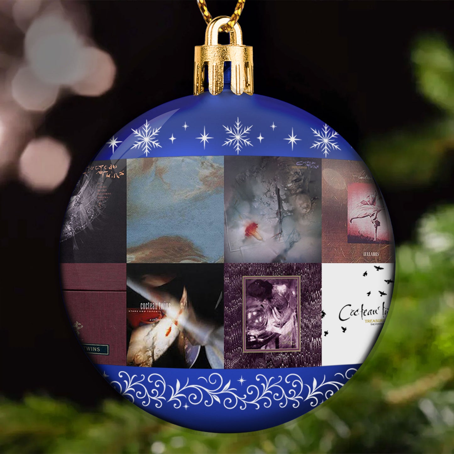 Cocteau Twins Ball Ornament – Dream Pop Serenity