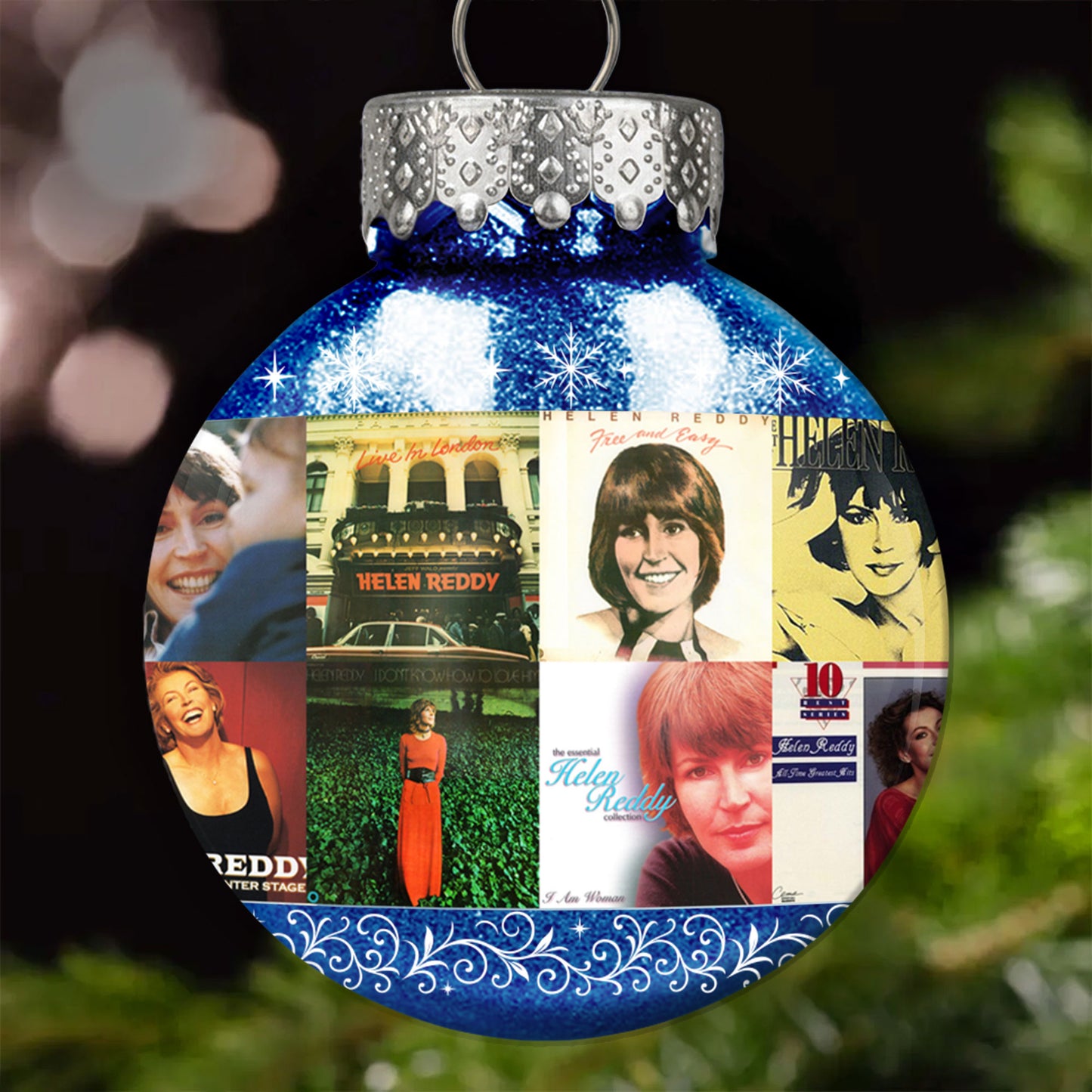 Helen Reddy Ball Ornament – A Touch of Classic Grace for the Holidays