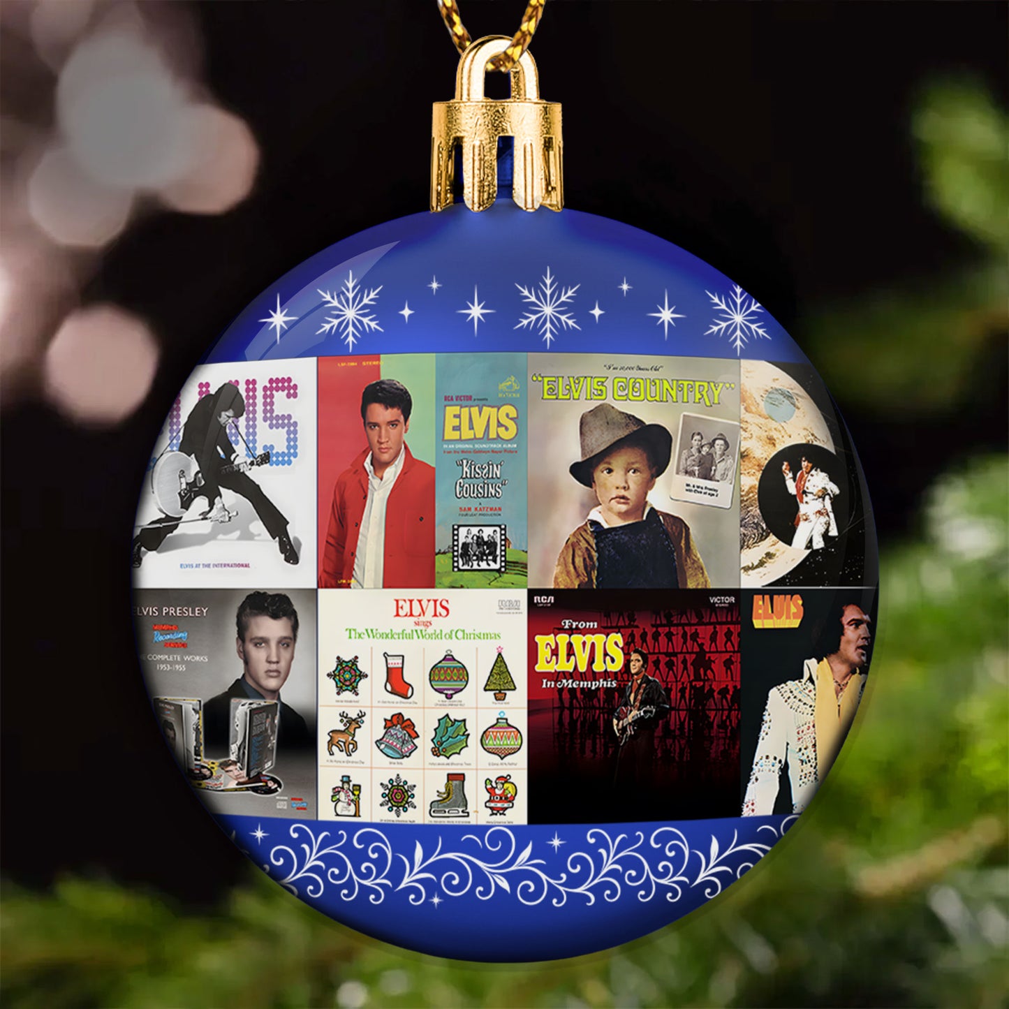 Elvis Presley Ball Ornament – A Rock ’n’ Roll Legend Wrapped in Holiday Spirit