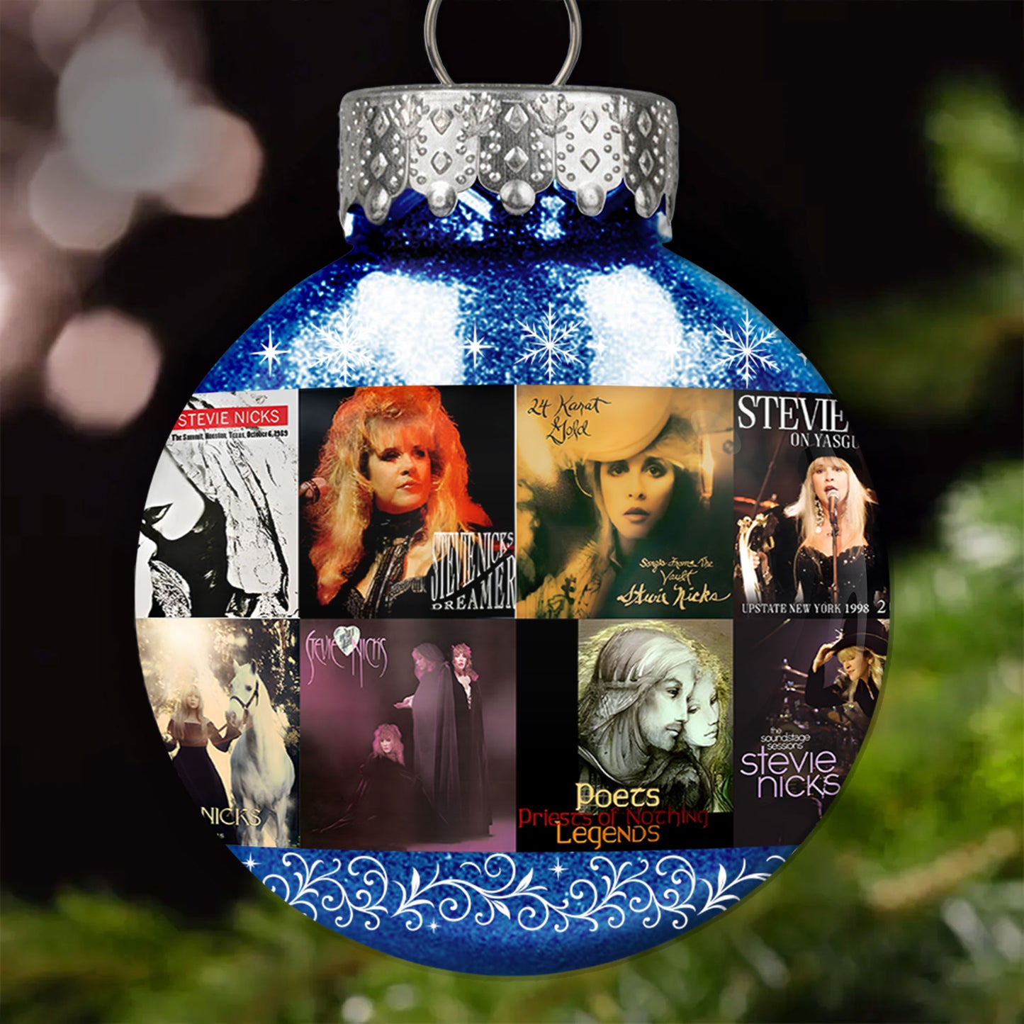Stevie Nicks Ball Ornament – A Bohemian Tribute to the Queen of Mystical Rock