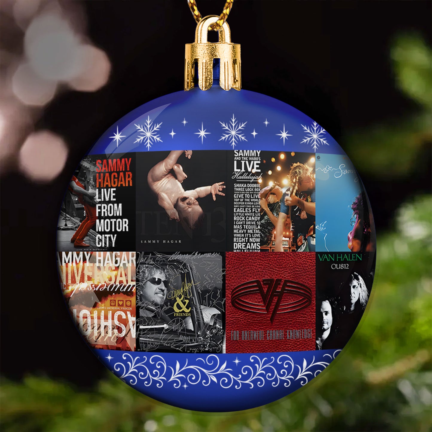 Sammy Hagar Ball Ornament – Rocking the Holidays with the Red Rocker Spirit