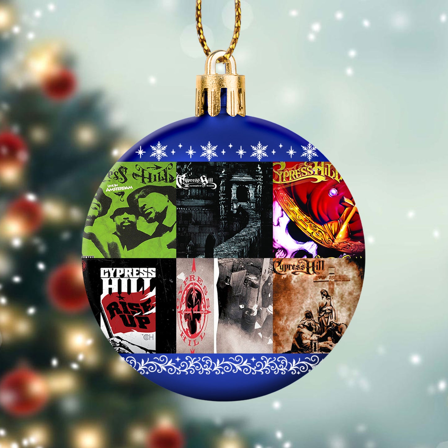 Cypress Hill Album Covers Christmas Ball Ornament