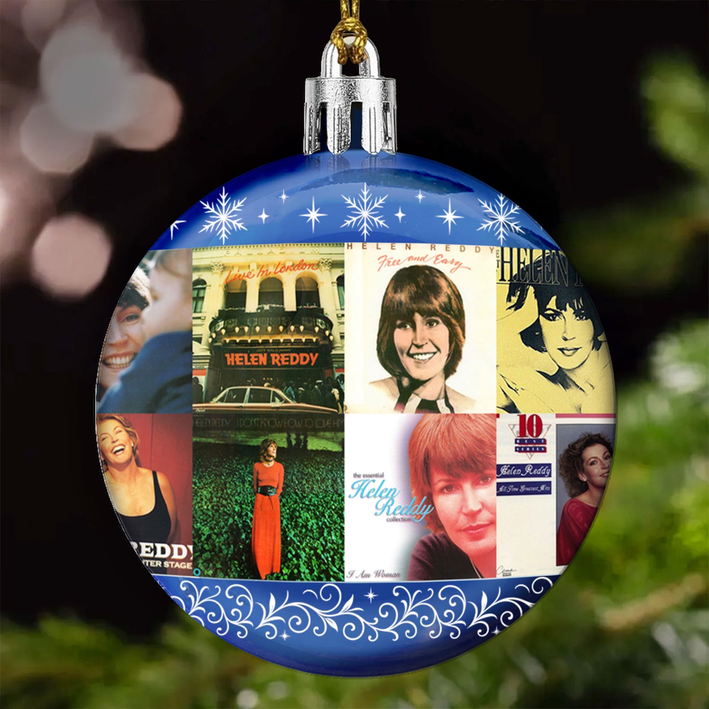 Helen Reddy Ball Ornament – A Touch of Classic Grace for the Holidays
