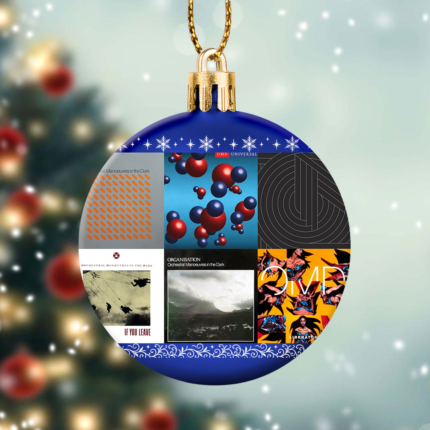 OMD Ball Ornament – A Perfect Christmas Gift for Synthpop Lovers