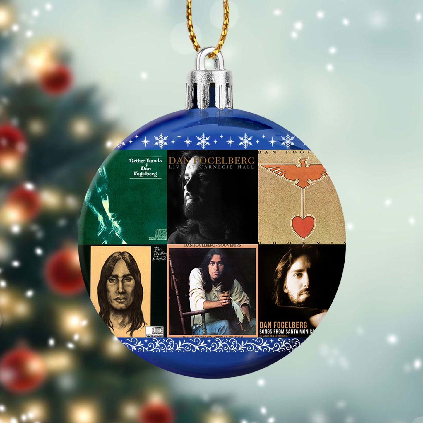 Dan Fogelberg Ball Ornament – Timeless Melodies for a Peaceful Christmas