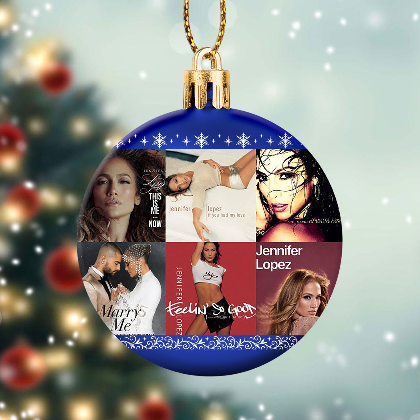 Jennifer Lopez Ball Ornament – Shine Bright with Pop Glamour
