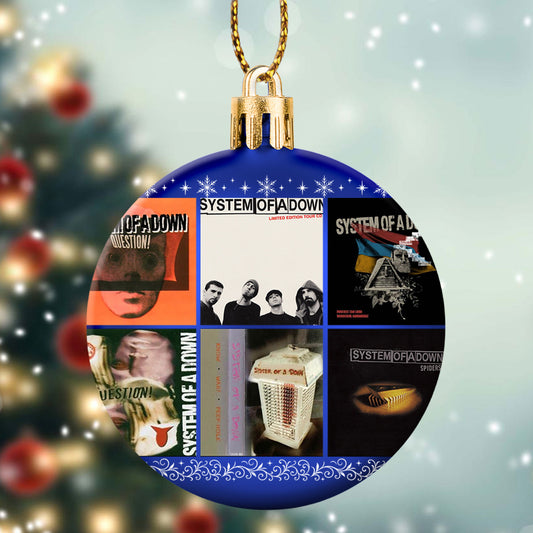 System Of A Down Ball Ornament – A Heavy Metal Masterpiece for Your Tree