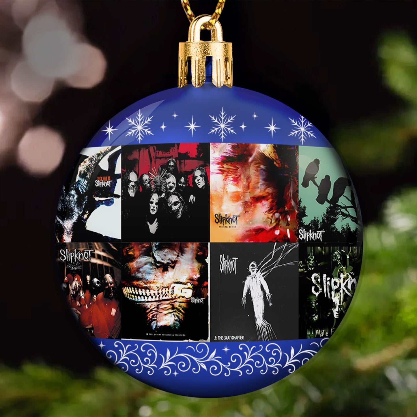 Slipknot Ball Ornament – Metal Mayhem Collection