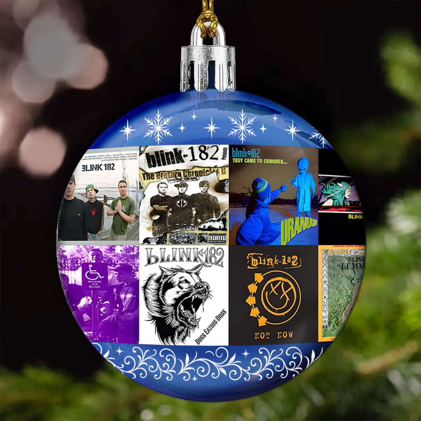 Blink-182 Ball Ornament – A Pop-Punk Holiday for the Young at Heart