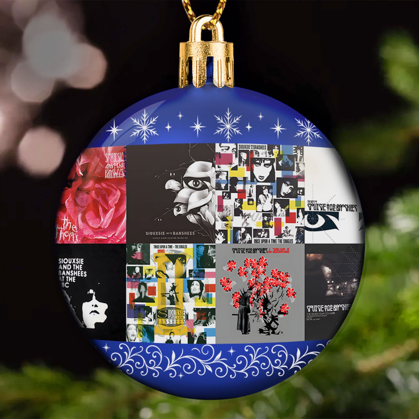 Siouxsie and the Banshees Ball Ornament – Post-Punk Icons