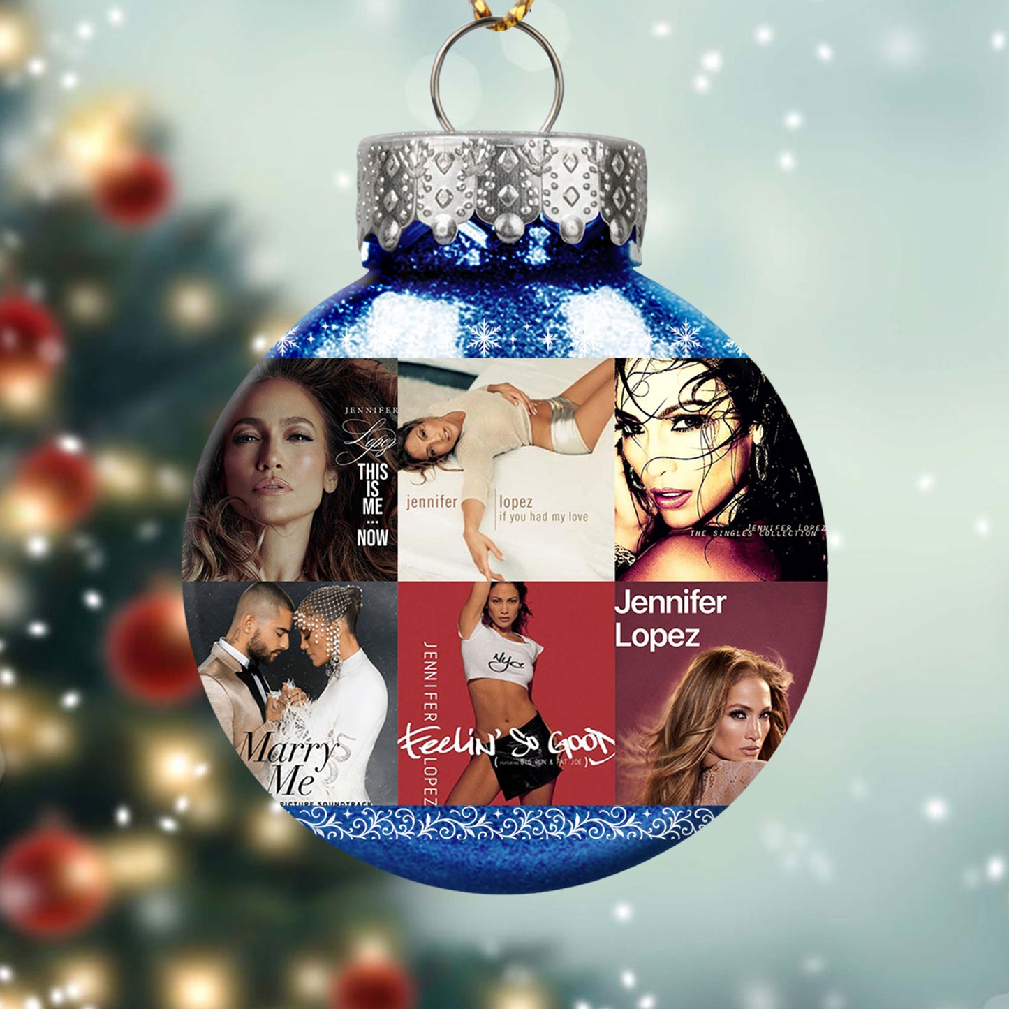 Jennifer Lopez Ball Ornament – Shine Bright with Pop Glamour