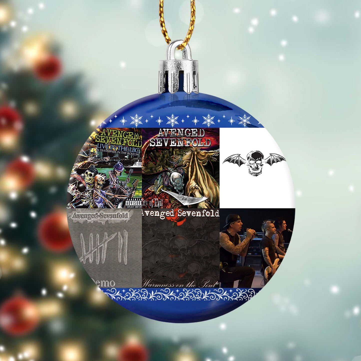Avenged Sevenfold Ball Ornament – Metal Majesty for the Holidays