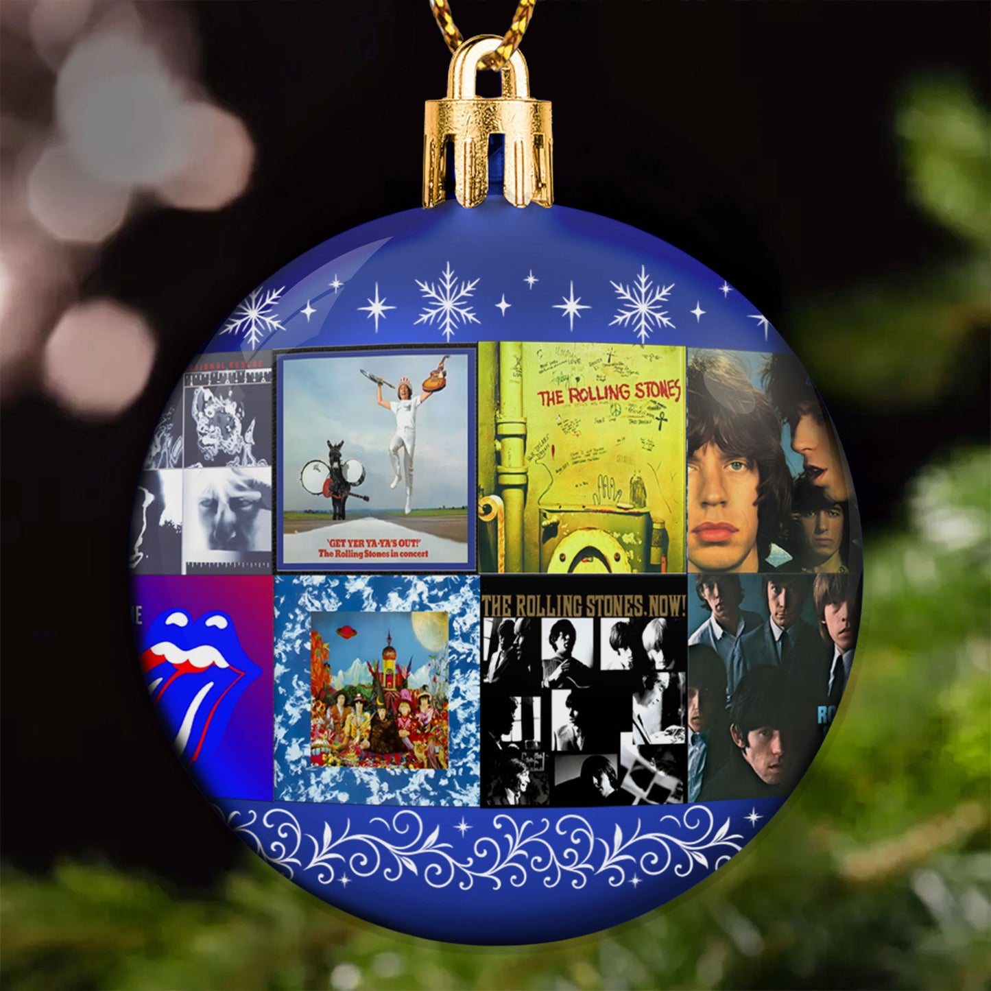 The Rolling Stones Ball Ornament – Rock ’n’ Roll Royalty for Your Tree