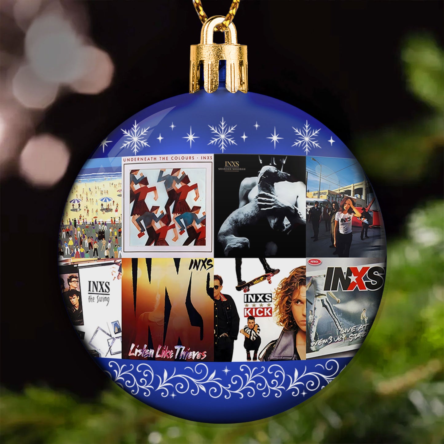 INXS Ball Ornament – Celebrate the Sound of Iconic Rock Energy