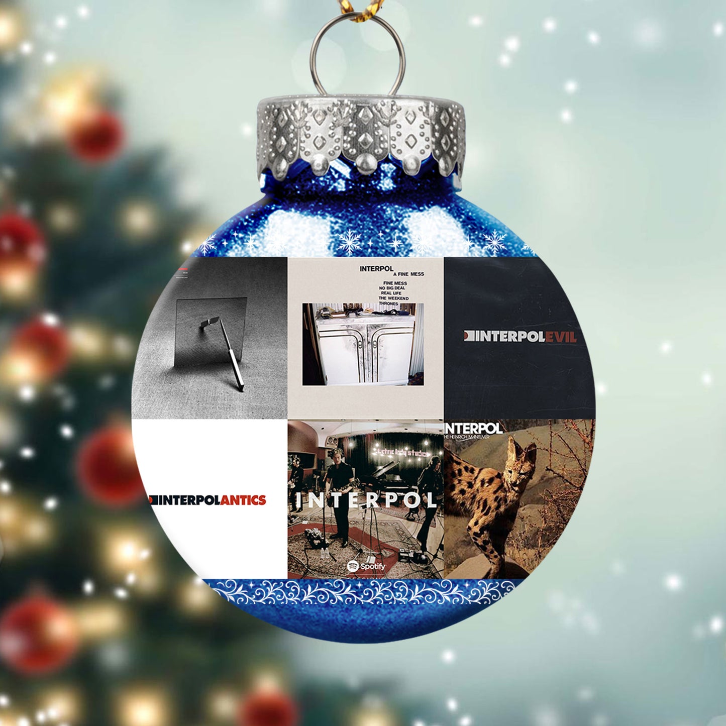 Interpol Ball Ornament – Celebrate the Cool Edge of Indie Rock