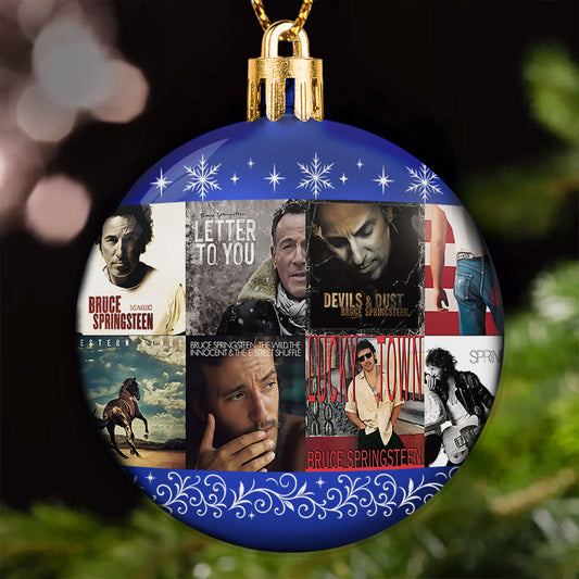 Bruce Springsteen Ball Ornament – A Tribute to The Boss and the Spirit of Rock