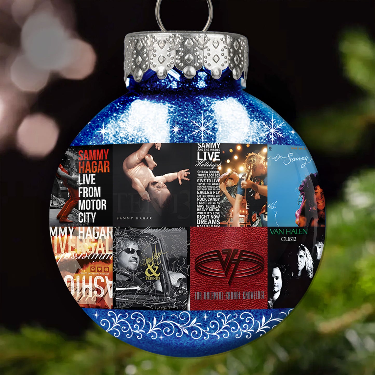 Sammy Hagar Ball Ornament – Rocking the Holidays with the Red Rocker Spirit