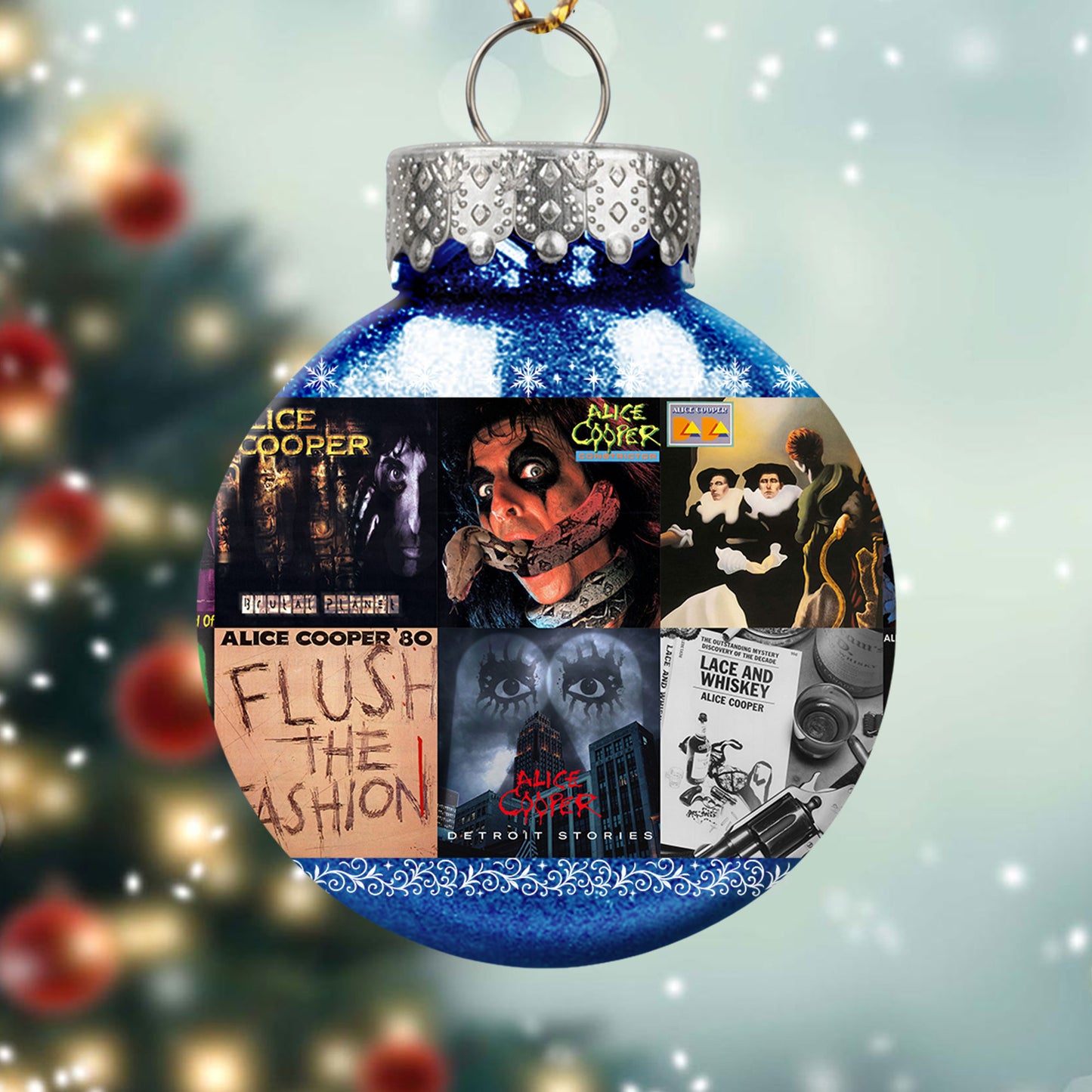 Alice Cooper Ball Ornament – Shock Rock Spirit for the Holidays
