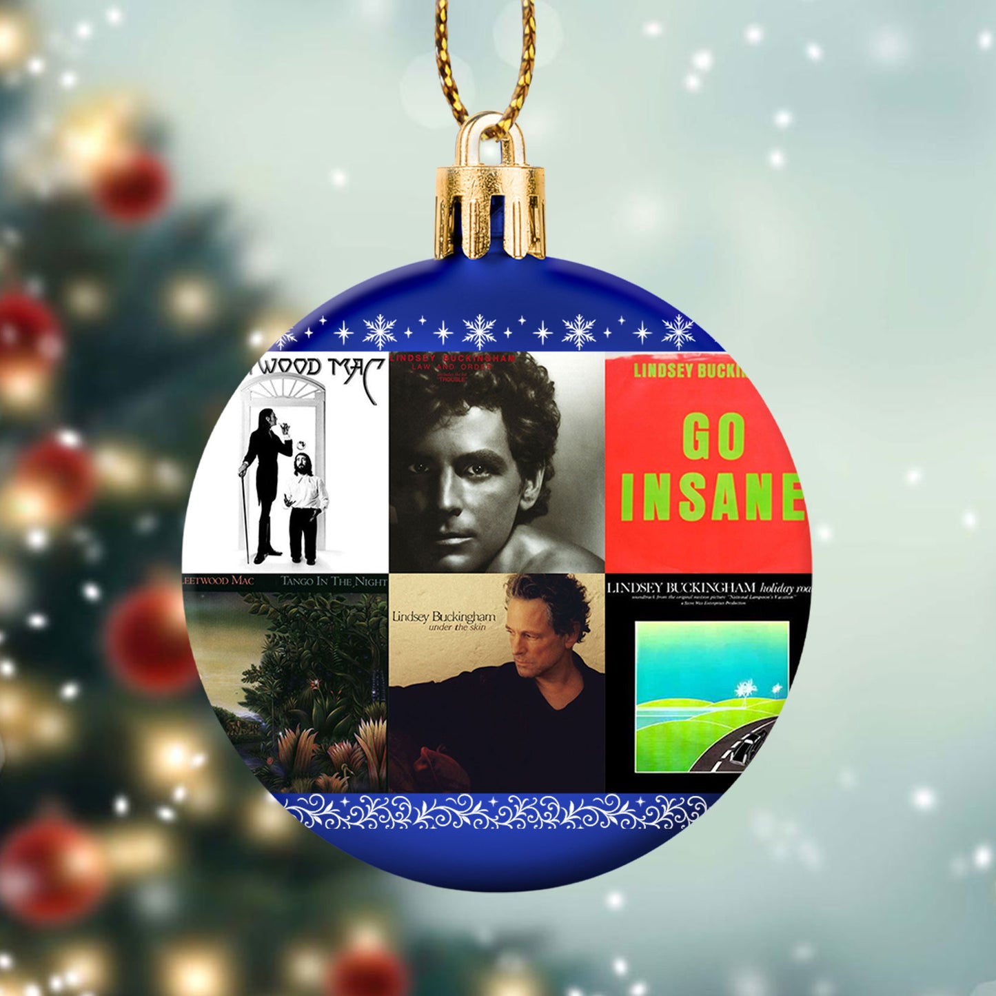 Lindsey Buckingham Ball Ornament – Timeless Melodic Craftsmanship