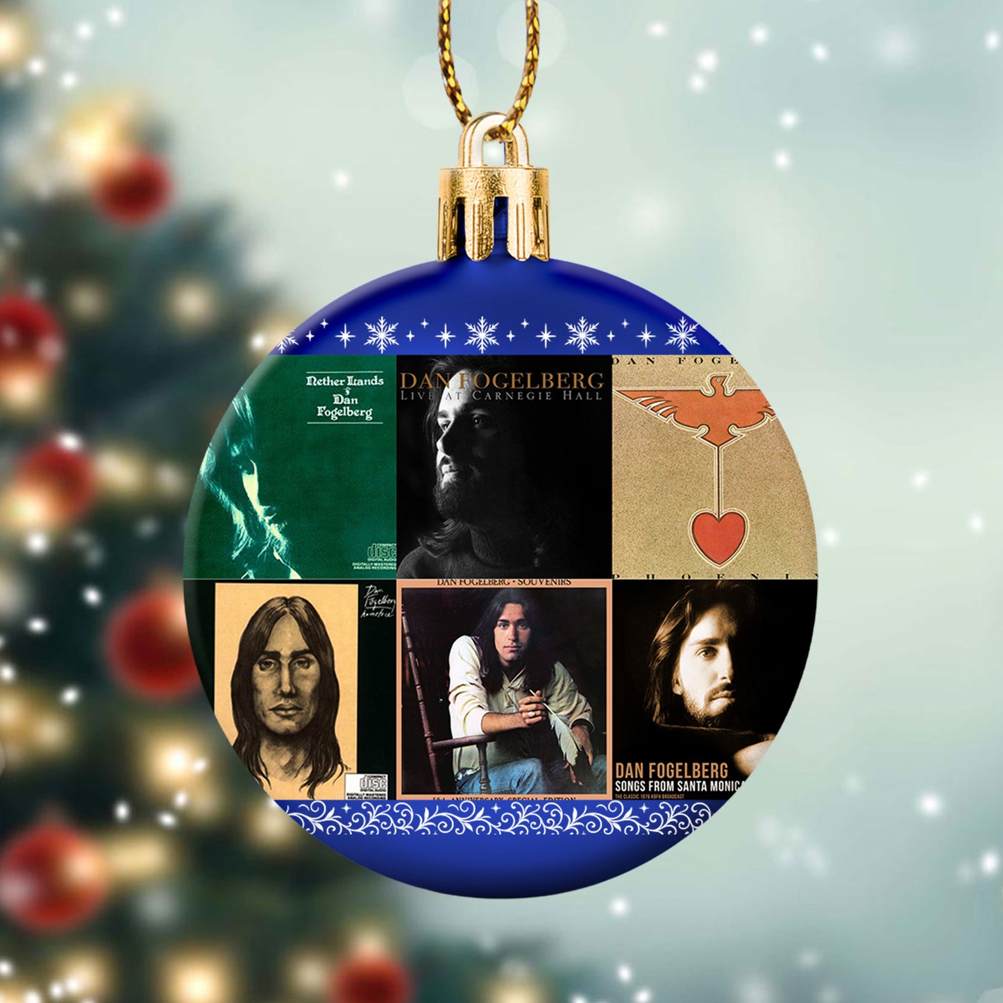 Dan Fogelberg Ball Ornament – Timeless Melodies for a Peaceful Christmas